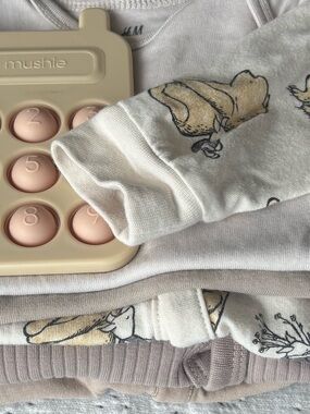 Neutral Baby Bundle 2–4M | Classic Pooh Organic Set 🤍